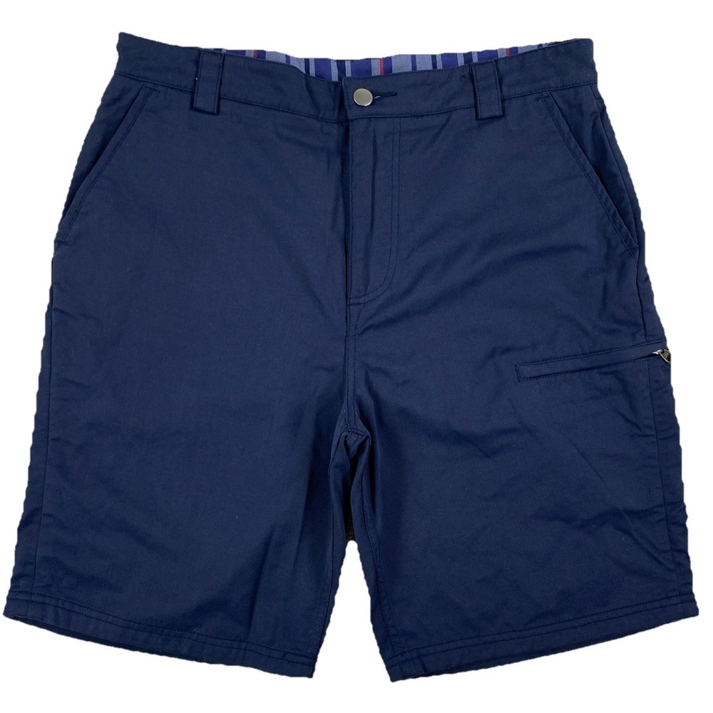 Smartwool Merino Wool Blend Shorts Men's 34 Navy Blue Hiking 9" Inseam